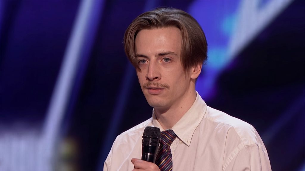 Andy Rowell performing “Tequila” during his America’s Got Talent audition