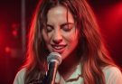 Lady Gaga performing Always Remember Us This Way in A Star Is Born