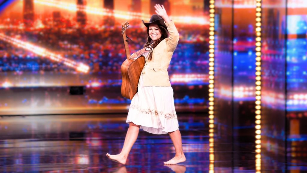 Kylie Frey performing Horses in Heaven during her America’s Got Talent audition