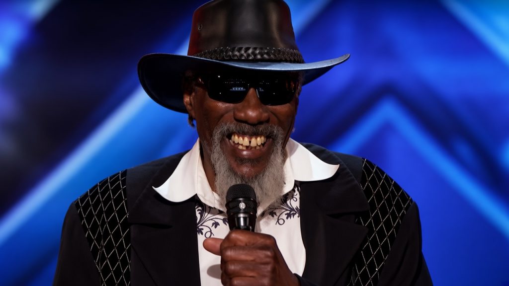 Robert Finley performing his original song during his America’s Got Talent audition