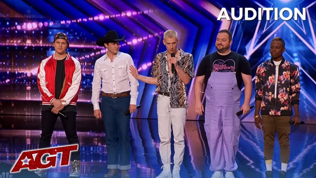 The Other Direction performing their original song on America's Got Talent