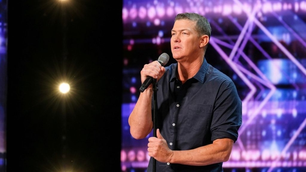 Matt Mauser performing Against All Odds on America’s Got Talent