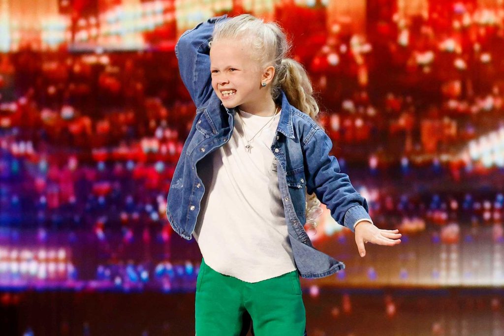 Eseniia Mikheeva performing during her America’s Got Talent dance audition